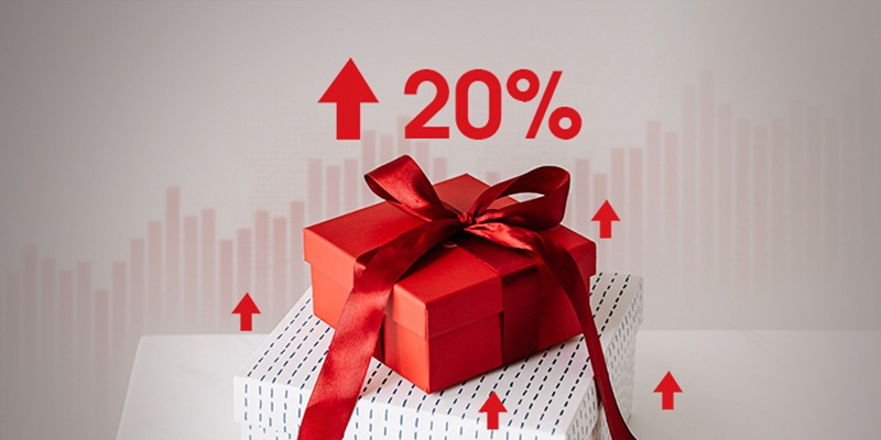 Additional 20% bonus points in July 